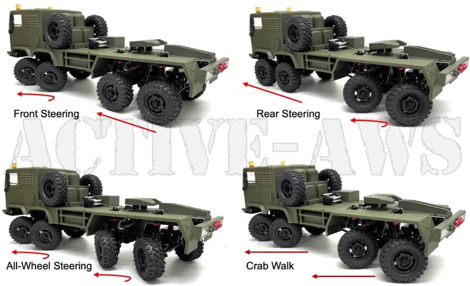 CR18P 1/18 Terranaut, voll funktionsfähiges 8x8 Bergefahrz