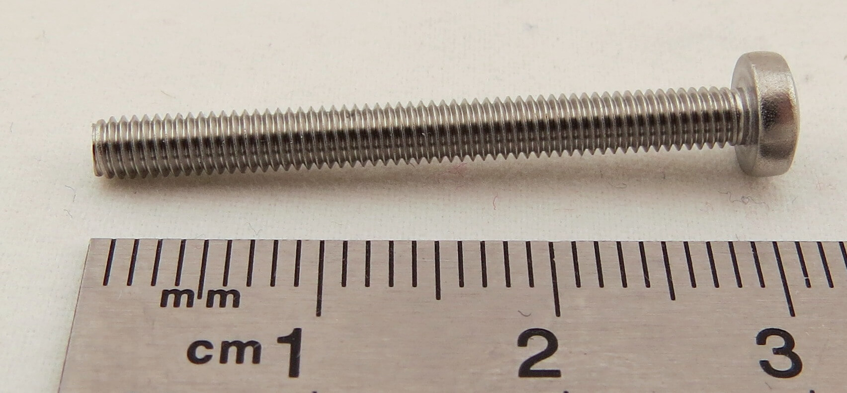 100 lens head screws with cross slot M3x30 DIN 7985, stainless steel