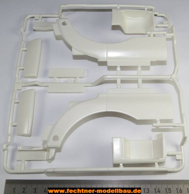 Spritzguss-Teilesatz K-Teile, weiss.   Für MAN von Tamiya 1 Spritzguss-Teilesatz K-Teile, weiss.   Für MAN von Tamiya