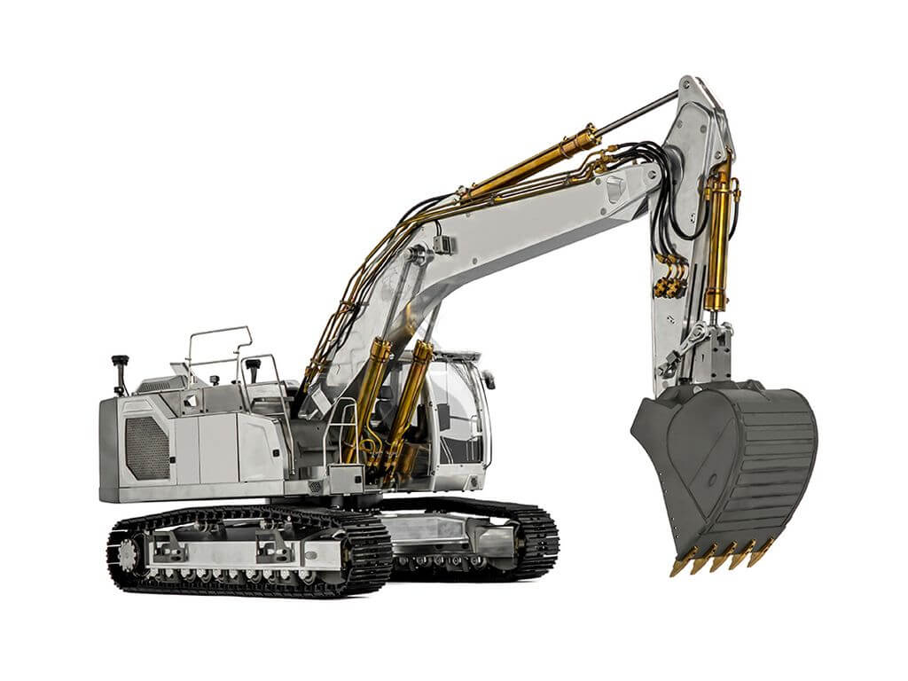 1:14 Kettenbagger L945R Bausatz aus Alu mit Hydraulik 1:14 Kettenbagger L945R Bausatz aus Alu mit Hydraulik