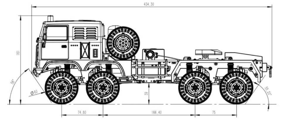 CR18P 1/18 Terranaut, voll funktionsfähiges 8x8 Bergefahrz