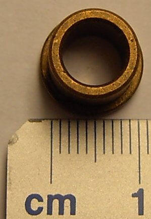 Sinterlager 7mm mit Bund für Wellen mit  7mm Durchmesser, 2 Sinterlager 7mm mit Bund für Wellen mit  7mm Durchmesser,