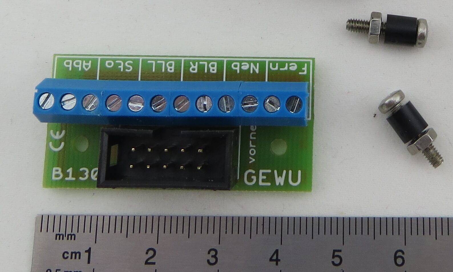 Beleuchtungs-Platine vorne. Passend zur  MVT-07 (Gewu) Artik