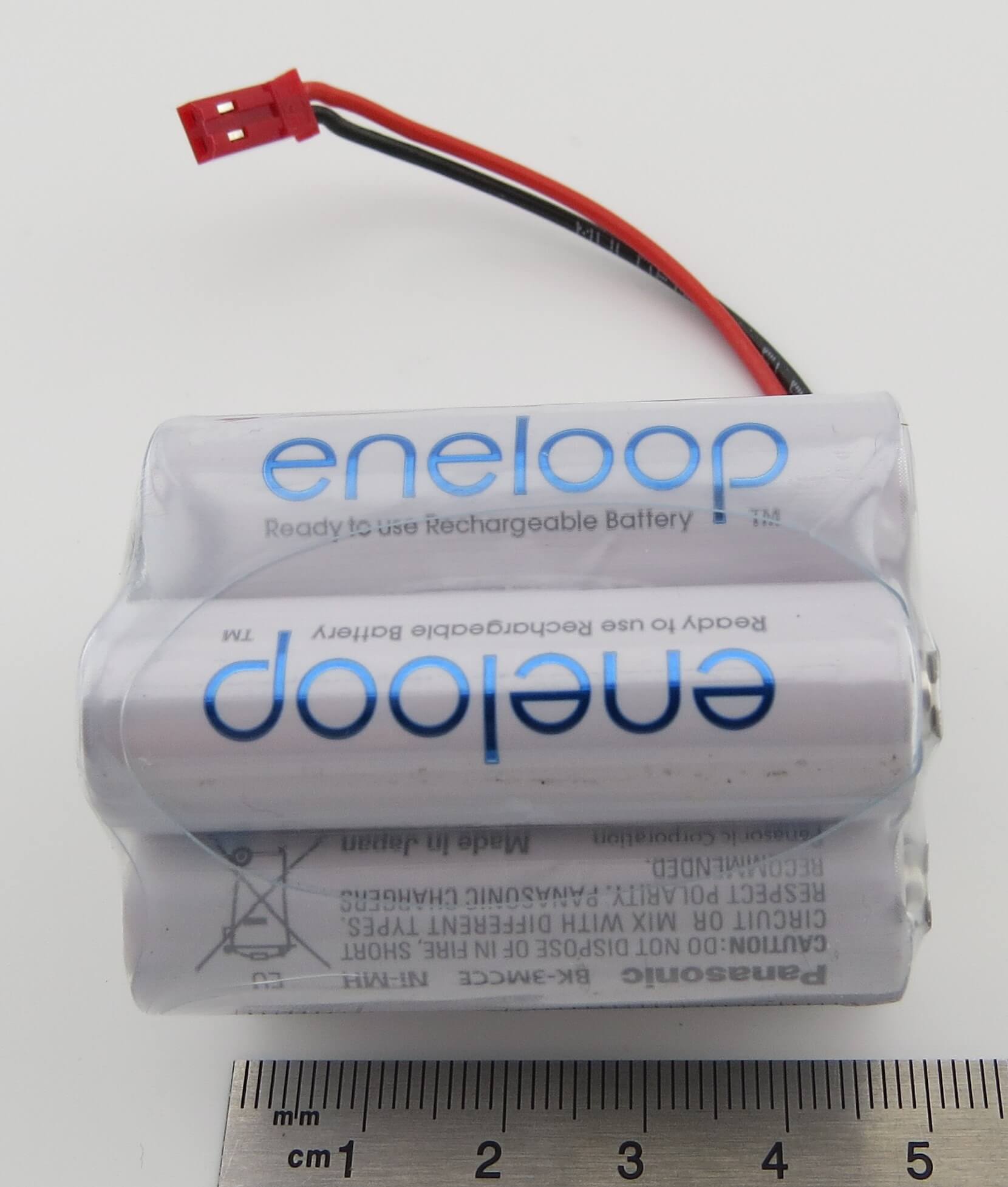 Akku-Pack mit 7x Sanyo ENELOOP, 8,4V 7 Zellen, 2000mAh      