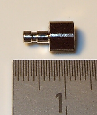 Stecker ohne Ventil zu 0H059 (klein).  M3.Trennbare 1 Stecker ohne Ventil zu 0H059 (klein).  M3.Trennbare