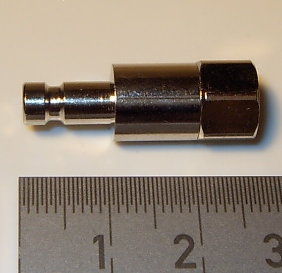 Stecker mit Ventil zu 0H042. Trennbare 1x Stecker mit Ventil zu 0H042. Trennbare