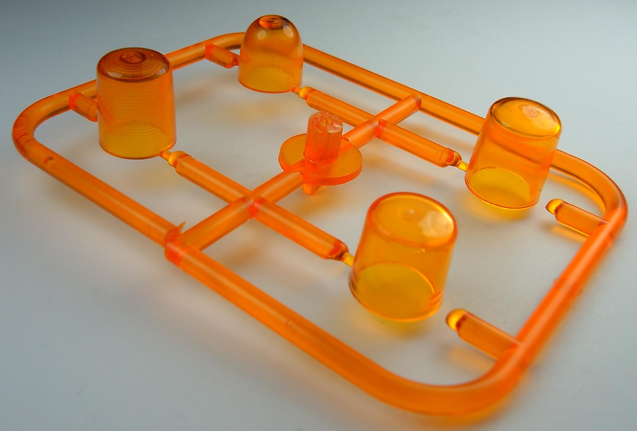 1 Rundumleuchte, orange, mit integrier- ter Elektronik u., Gelblicht, Rundum-Leuchten, Beleuchtung, Fahrzeug-Komponenten