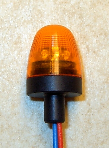 Rundumleuchte, orange, schwenkbar, 1:16 mit 4x Birnchen, Gelblicht, Rundum-Leuchten, Beleuchtung, Fahrzeug-Komponenten